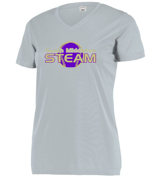 Ladies Attain Wicking Set-In Sleeve Tee - Image 3